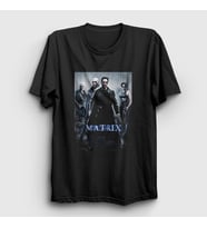Presmono Unisex Beyaz Cover Film The Matrix T-Shirt 253653tt (Siyah)