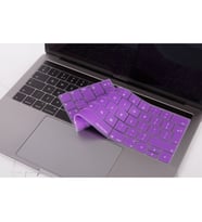 MacBook Pro TouchBar Klavye Koruyucu 1706 1989 2159 1707 1990 Avrupa İngilizce (Mor)
