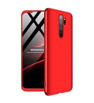 Xiaomi Redmi Note 8 Pro Kılıf Zore Ays Full Koruma Kılıf (Kırmızı)