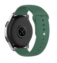 Samsung Galaxy Watch 46mm Kordon Silikon Spor Band (Çam Yeşili)