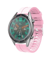 Huawei GT2 46mm KRD-23 Silikon Kordon (Pembe)