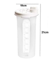 Moonstar Zeytinyağlık Yağdanlık Pratik Kapaklı Sızdırmaz 700ML-OIL-905 (Beyaz)