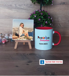 Psikolojik Danışman Fotoğraflı Dekoratif Taş, Kupa Bardak Beyaz Hediye Psikolojik Danışmana Hediye (Model 2)