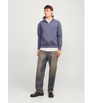 Jack & Jones Jorfrederiksberg Erkek Sweatshirt (Mavi)
