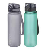 Uzspace 2'li Tritan Matara Seti 500 ml 14 Farklı Renk Seçeneği FiftyFifty (Gri-Buz)