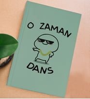 BK Gift Esprili Tasarım Serisi Sert Kapaklı Su Yeşili Defter, Arkadaşa Hediye, Yeni İş Hediyesi, Doğum Günü Hediyesi, Anı Defteri (Model 4)