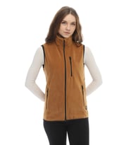 Ghassy Co. Kadın Spor Polar Yelek (Taba)