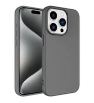 Apple iPhone 15 Pro Kılıf LSR Lansman Kılıf (Koyu Gri)