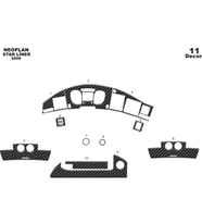 Meriç® Neoplan Star Line Ön Torpido Kaplama Maun 11 Parça 2009-› (Karbon)