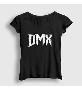 Presmono Kadın Beyaz Logo Dmx T-Shirt 225239tt (Siyah)