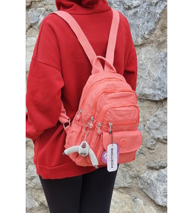 Nemo Bags Klasik Boy Sırt Çantası 12'' Inç Günlük Kullanım / Tablet Çantası / Spor Çantası / Günlük Sırt Çantası (Yavru Ağzı) (Yavruağzı)