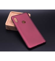 Xiaomi Redmi Note 5 Pro Kılıf Soft Mat Premier Case Kapak (Mürdüm)