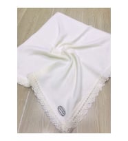 ERİPEK Beyaz İğne Oyalı Yazmalar (Ekru)