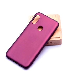 Xiaomi Mi A2 Lite Kılıf Soft Mat Premier Case (Mürdüm)