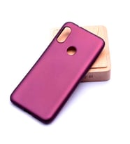 Xiaomi Mi A2 Lite Kılıf Soft Mat Premier Case (Mürdüm)