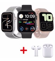 Pazariz Akıllı Saat 99 Smartwatch + Kulaklık Türkçe Menü  Arama Cevaplama  (Kırmızı)