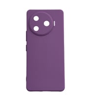 Kvy Tecno Camon 30 Pro 5G Biye Silikon Kılıf (Mor)