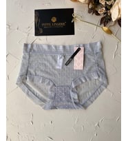 Lily Baby Puantiyeli Pamuk Ağlı Transparan Esnek Normal Bel İthal Şık Bato/Slip-2827 (Renksiz)