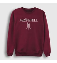 Presmono Unisex Beyaz Trident Moonspell Sweatshirt 165831tt (Bordo)