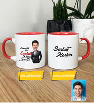 Kişiye Özel Karikatürlü Kolay Yetişmiyor Hediye Kupa Bardak Erkek Sevgiliye Abiye Babaya Doğum Günü Hediyesi (Pembe)
