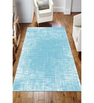 Dijital Kaymaz Taban Yıkanabilir Salon Halısı Mutfak Halısı Koridor Halısı Yolluk ND-HS-180 (Mavi)