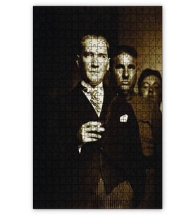 Cakapuzzle Mustafa Kemal Atatürk Karizmatik Puzzle Yapboz MDF (Ahşap) (500 Parça)