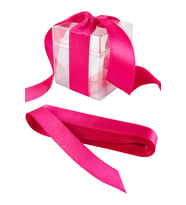 Saten Kurdele 2 CM 10 mt (Fuşya)