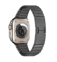 Apple Watch 7 41mm Zore KRD-82 Metal Kordon (Siyah)