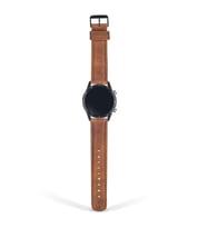vagave Huawei Watch GT / GT2 / GT2e / GT2pro 46mm Deri Kordon İsme Özel 9 Renk (Taba)