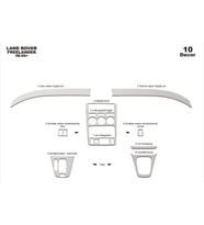 Meriç® Land Rover Freelander Ön Torpido Kaplama Maun 10 Parça 2000-2003 (Alüminyum)