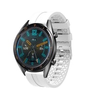 Mi Watch Color Kordon Silikon Dalga Desen Şerit Band 23 (Beyaz)