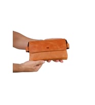 Boliva 9874 Hakiki Deri Unisex Çanta (Camel)