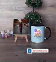 İş Güvenliği Uzmanı Fotoğraflı Dekoratif Taş, Kupa Bardak Beyaz Hediye (Model 11)