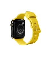 Apple Watch 38mm KRD-23 Silikon Kordon (Sarı)