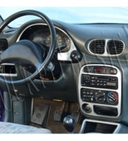 Meriç® Hyundai Accent Ön Torpido Kaplama Maun 9 Parça 1994-2000 (Alüminyum)