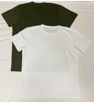 Erkek Slim Fit Dar Kesim Bisiklet Yaka Kısa Kol Pamuklu 2'li Tişört Paketi (Yeşil-Beyaz)