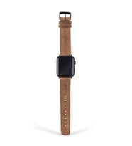 vagave Apple Watch Deri Kordon 2 3 4 5 6 7 42-44-45 mm Kişiye Özel 9 Renk (Açık Kahverengi)
