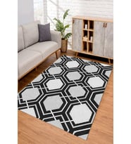Dijital Kaymaz Taban Yıkanabilir Renkli Salon Halısı Mutfak Halısı Yolluk ND-SD-880 (Çok Renkli)