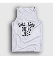 Presmono Unisex Sarı 1984 Mike Tyson Atlet 157350tt (Beyaz)