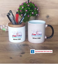 Fen ve Teknoloji Öğretmeni Kalemlik, Kupa Bardak T Kişiye Özel Hediye (Model 3)