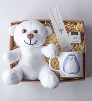 Peluş Oyuncak - Özel Tasarım Baskılı Kupa - Bitki Çayları - Melek Model Kolye - Özel Tasarım Hediye Kutusu (Model 3)