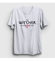 Presmono Unisex Sarı Wild Hunt Dizi Witcher T-Shirt 327698tt (Beyaz)