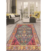 Dijital Kaymaz Taban Yıkanabilir Modern Renkli Salon Halısı Mutfak Halısı Yolluk ND-HT-1200 (Çok Renkli)