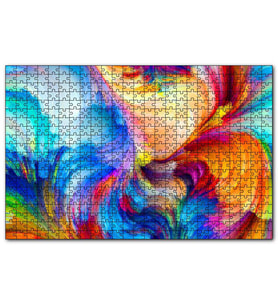 Cakapuzzle Rengarenk Çiçekler Üzerinde Rengarenk Kelebekler  Puzzle Yapboz MDF (Ahşap) (1000 Parça)