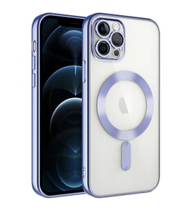 Vendas iPhone 11 Pro Kılıf Kamera Korumalı Magsafe Wireless Şarj Özellikli Zore Demre Kapak (Rose)