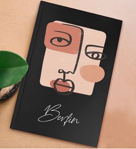 Kendin Tasarla Sert Kapaklı Defter-5 (Siyah)