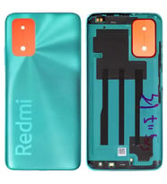 Xiaomi Redmi 9T Uyumlu Arka Pil Batarya Kapağı M2010J19SG M2010J19SY (Yeşil)