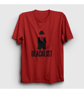 Presmono Unisex Beyaz Vest The Blacklist T-Shirt 184001tt (Kırmızı)