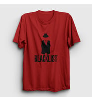 Presmono Unisex Beyaz Vest The Blacklist T-Shirt 184001tt (Kırmızı)