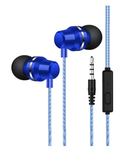 Concord C902 Mikrofonlu 3.5 mm Girişli  Kablolu Kulakiçi Kulaklık (Mavi)
